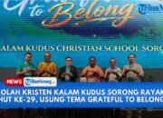 Berita Kristen hari ini, Sekolah Kalam Kudus rayakan HUT ke-29